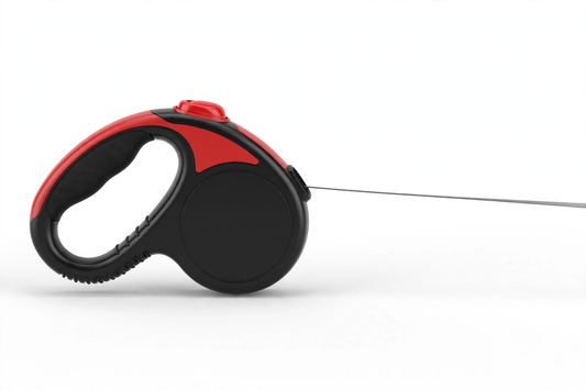 Retractable Dog Leash with Brake & Lock — Tangle-Free, 2 Sizes